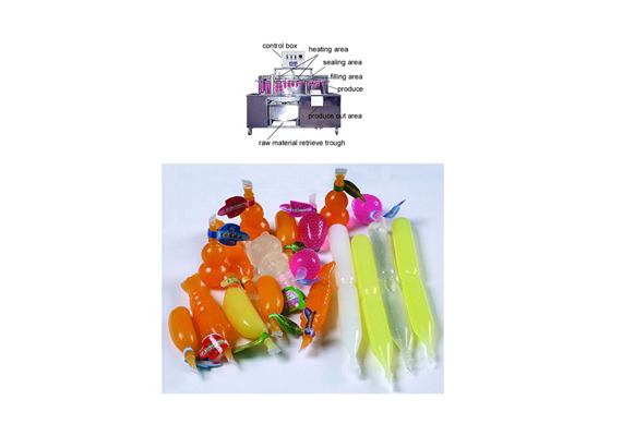 Ice Lolly ice pop Tube Full Auto filling and sealing machine