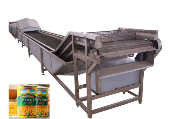 Sweet Corn Peeling Machine Fruit Canning machine