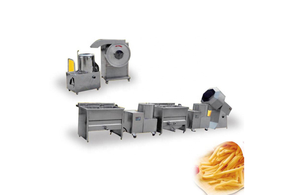 Frozen french fries production line frozen french fry plant frozen french fries making machine