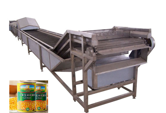 Sweet corn processing machine corn can processing machine