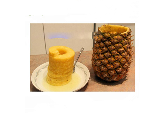 pineapple peeling and core remove machine