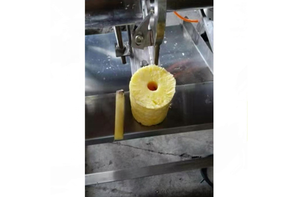 pineapple peeling and core remove machine