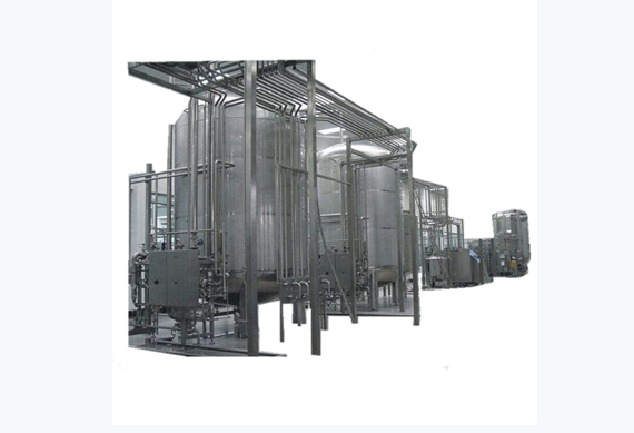 Automatic fruit juice processing plant