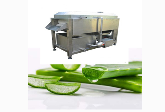 Commercial aloe vera processing machine / aloe peeler