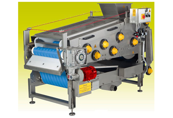 Orange juice belt extractor machine