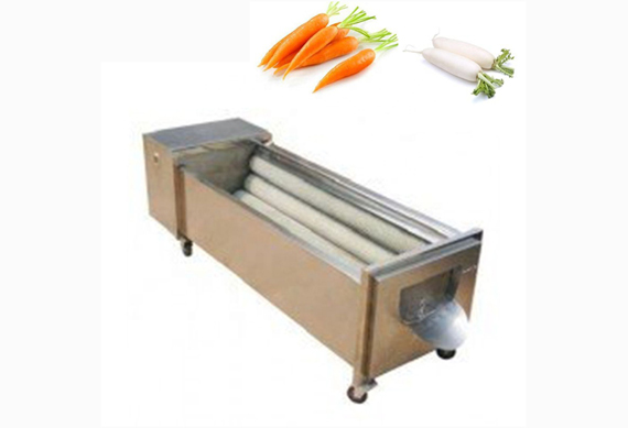 stainless steel eggplant/ potato washing and peeling machine