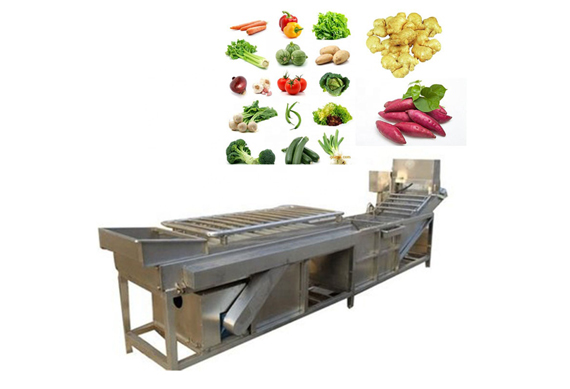 Vegetables processing line/okra processing machine