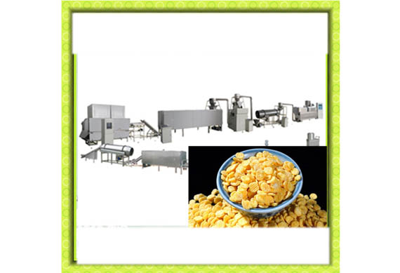 corn flakes machine/ twin screw extruder corn flacks production line /corn chips