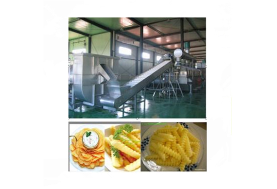 Automatic small scale potato chips production line/fully automatic potato chips production line
