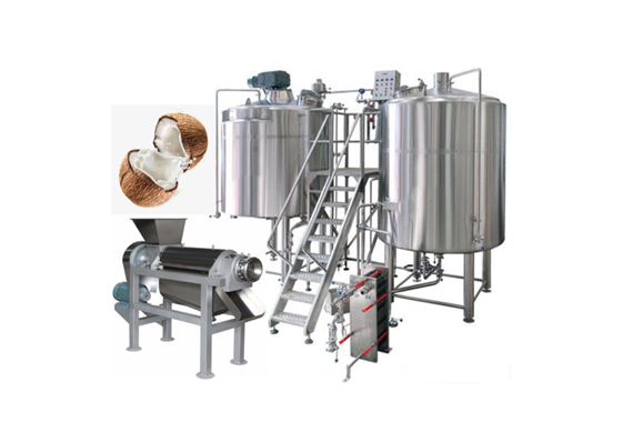 high quality coconut milk production plant