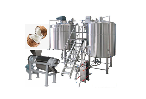 commercial shredded coconut stuffing processing line