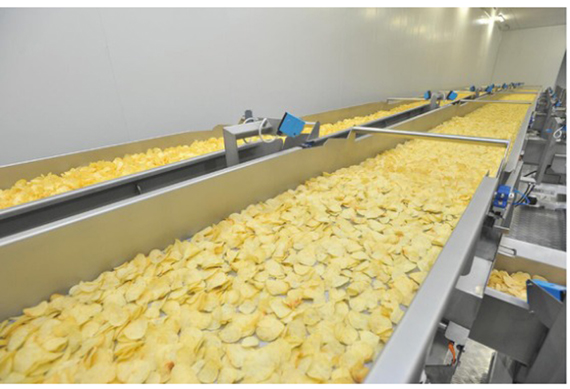 Stackable potato chips production line/stackable potato chips production machine