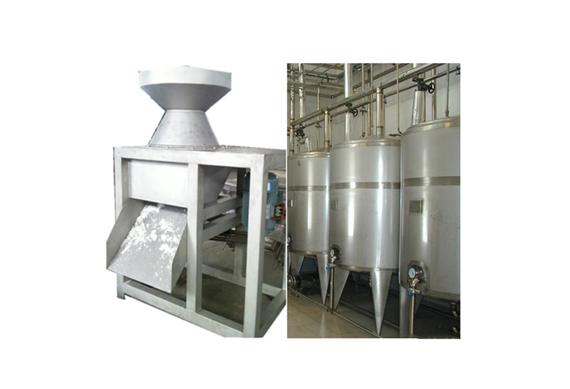 small scale coconut milk production machine