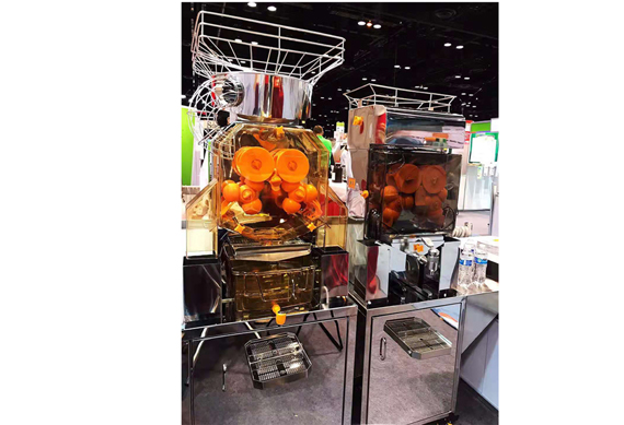 stainless steel commercial use orange juicer / juice making machine