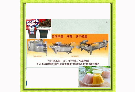 complete jelly / pudding snacks production line