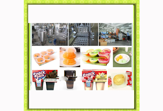 complete jelly / pudding snacks production line