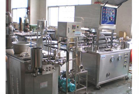 small scale lab size condensed milk plant