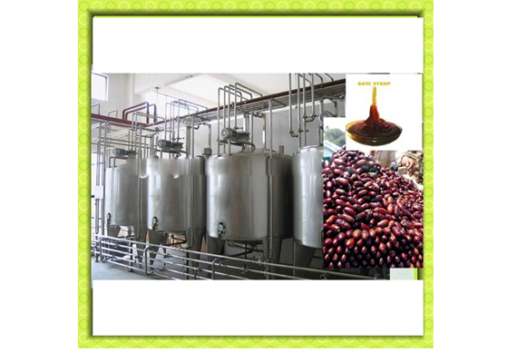 Complete date paste / date syrup production and packing line