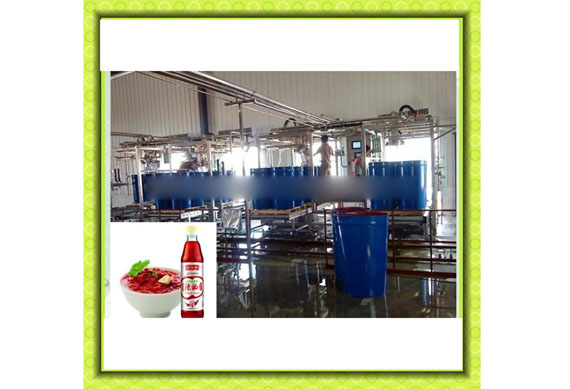 Hot sauce processing plant / pepper paste making machine