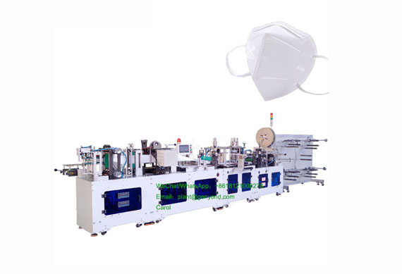 Automatic N95 Mask folding forming machine