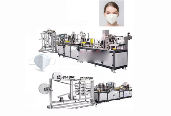 Hot High Quality N95 Automatic Surgical Non Woven Face Mask Making Machine with Ultrasonic