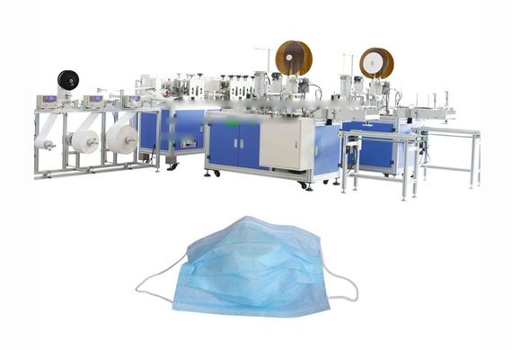 cheap high speed three layer surgical face mask manufacturing machine