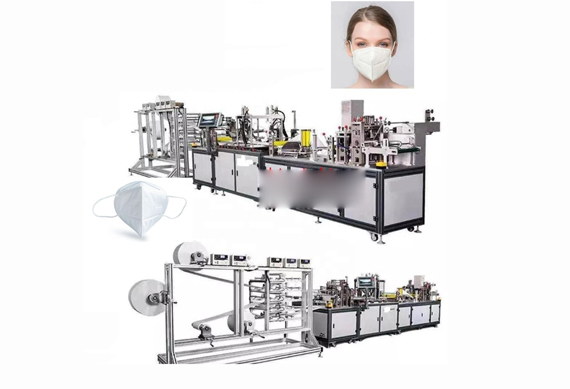 1-1 80~100pcs/min 3 layers Disposable Surgical Medical Face Mask Making Machine