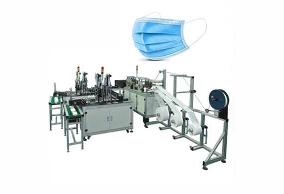 Disposable 3 play cup n95 mask making machine