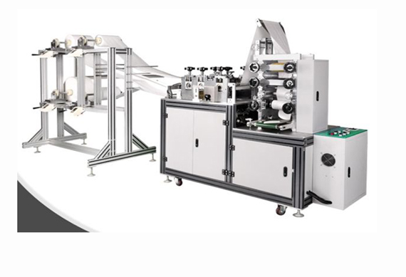 Semi automatic mask production machine