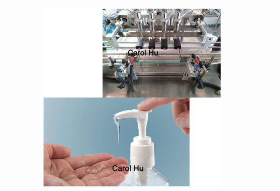 auto gel hand sanitizer making machine