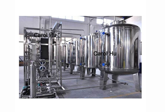 500L per hour gel hand sanitizer processing line