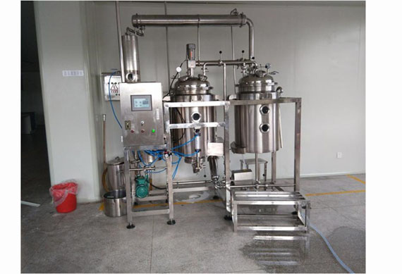 chinese herb extraction and evaporation unit