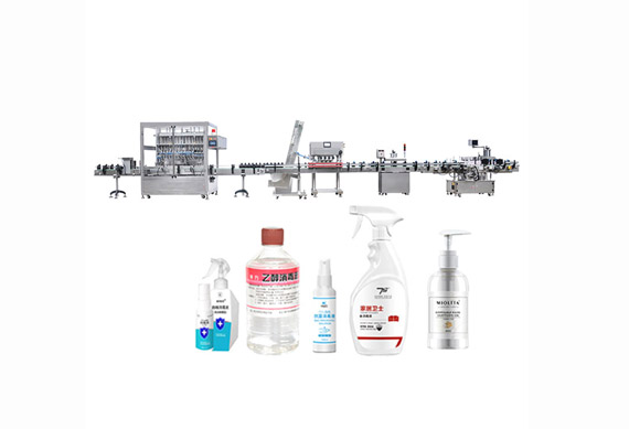 75% medical alcohol hand sanitizer gel/liquid filling machine bottling machine