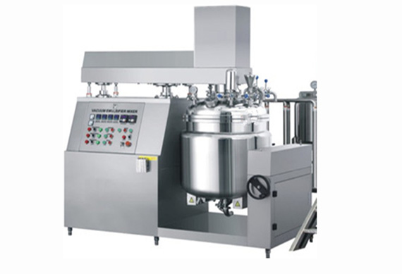 Cosmetic cream vacuum emulsion machine / shaving cream high speed mixer