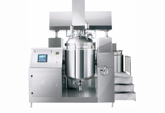 Cosmetic cream vacuum emulsion machine / shaving cream high speed mixer