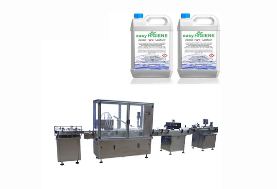 Industries alcohol free hand sanitizer liquid/ gel filling machine