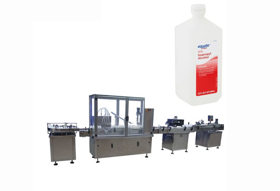 Industries alcohol free hand sanitizer liquid/ gel filling machine