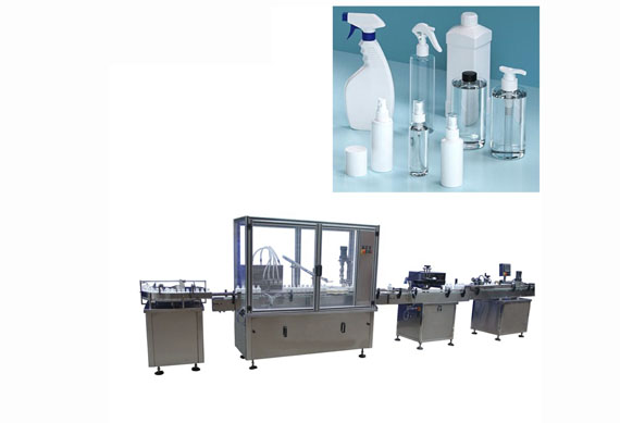 Industries alcohol free hand sanitizer liquid/ gel filling machine