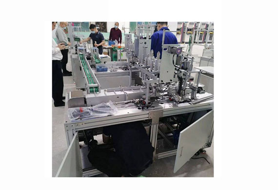 semi automatic mask production machine