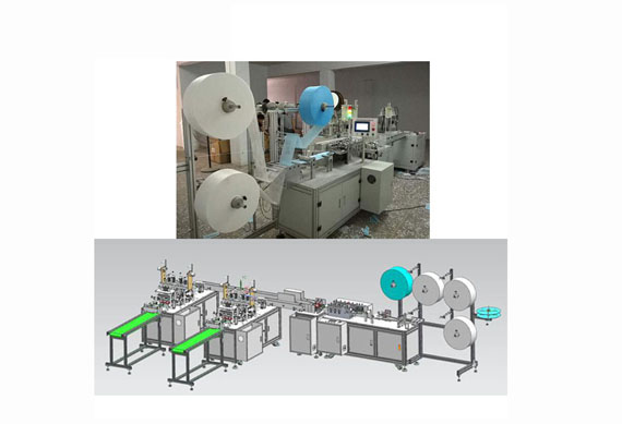 semi automatic mask production machine