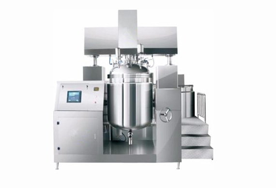 Cosmetic vacuum mixing machine / body lotion high speed mixer / facial cream vacuum homogenizer