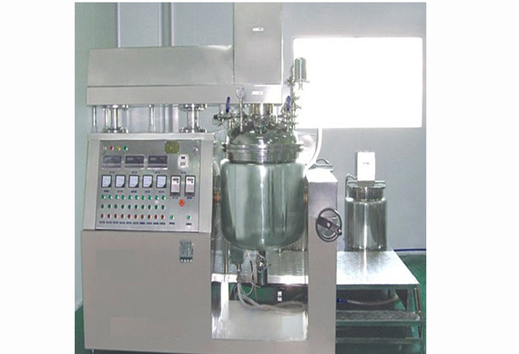 Cosmetic vacuum mixing machine / body lotion high speed mixer / facial cream vacuum homogenizer