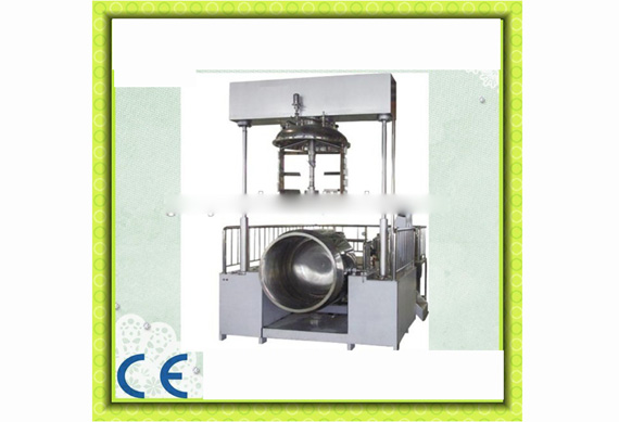 Cosmetic vacuum mixing machine / body lotion high speed mixer / facial cream vacuum homogenizer