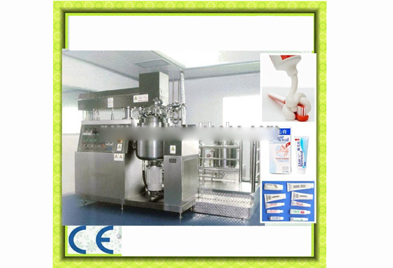 Commercial toothpaste vacuum homogenizer / toothpaste high shear homo mixer