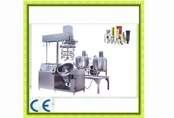 Dental cream vacuum emulsifying equipment / toothpaste homogenizer