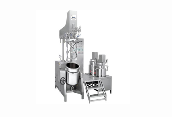 Shaving cream vacuum emulsifier / cosmetic cream vacuum homogenizer