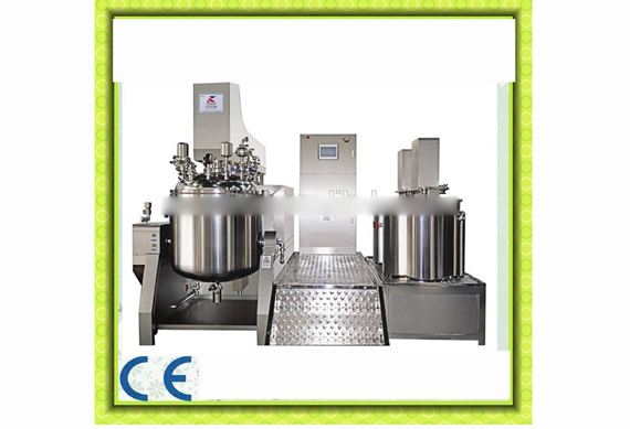 Shaving cream vacuum emulsifier / cosmetic cream vacuum homogenizer