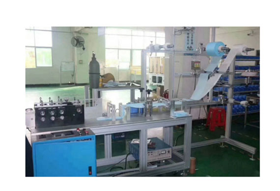 Semi automatic disposable mask making machines