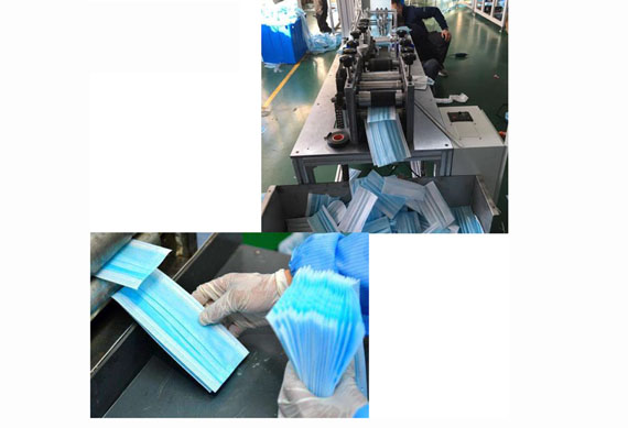 Semi automatic disposable mask making machines