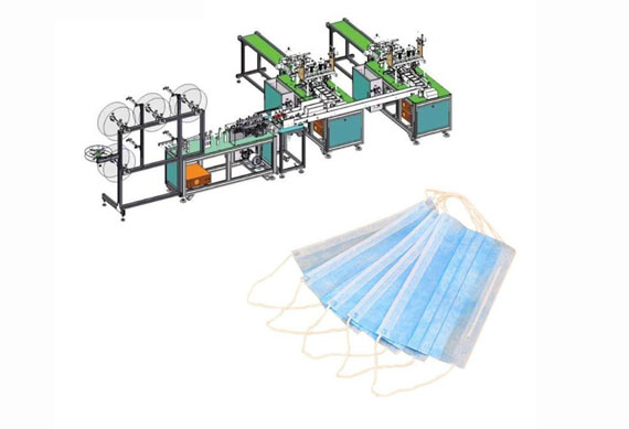 semi automatic non woven face mask machine